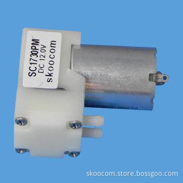 Aquarium vacuum pump, flow is 0.8lpm, 6.0/12.0V DC rated voltage
